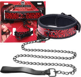 Crimson Tied Collar With Leash