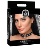 Spiked Heart Choker