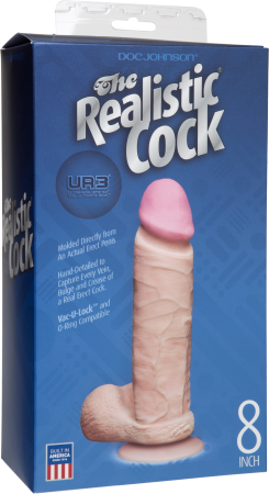 The Realistic Ur3 Cock 8" (Flesh)