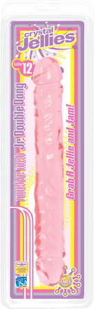 12" Jr. Double Dong (Pink)