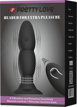 Beaded For Extra Pleasure Remote Butt Plug  The Garden Of O