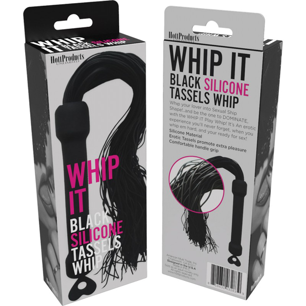 Whip It! Black Tassel Whip