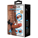 Universal Strap-On Harness - Vibrating Marion with 7.4" Dildo