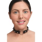 Spiked Heart Choker