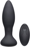 Vibe - Experienced - Rechargeable Silicone Anal Plug With Remote (Black)