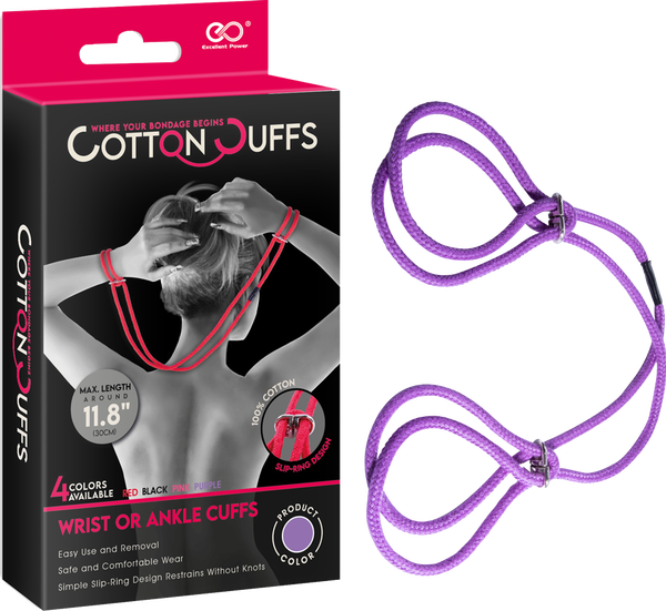 Cotton On Cuffs (Purple)