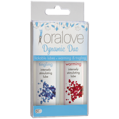 Dynamic Duo Lickable Lubes - Warming & Tingling
