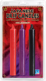 Japanese Drip Candles - 3 Pack (Multi-Colored)