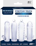 Seductive Tickler Sleeve 4 Pack (Clear)