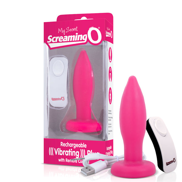 Vibrating Plug With Remote (Pink)