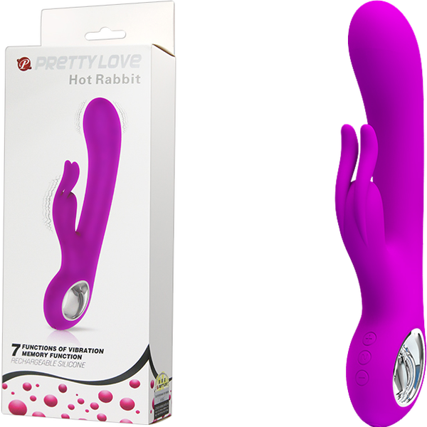 Rechargeable Hot Rabbit (Purple)