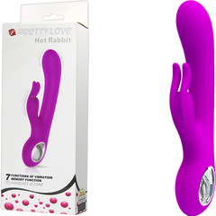 Rechargeable Hot Rabbit (Purple)