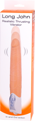 Long John Realistic Thrusting Vibrator (Flesh)