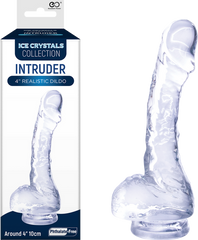 Intruder 4" Realistic Dildo (Clear)
