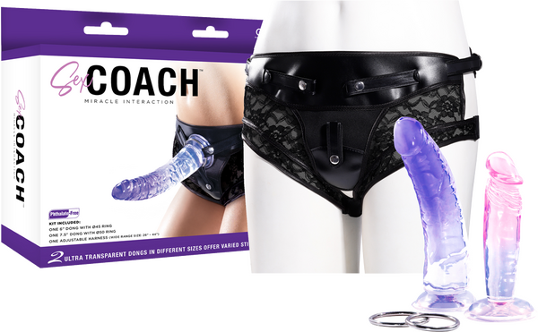 Sex Coach With 6 & 7" Dildo