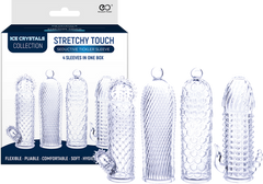 Seductive Tickler Sleeve 4 Pack (Clear)