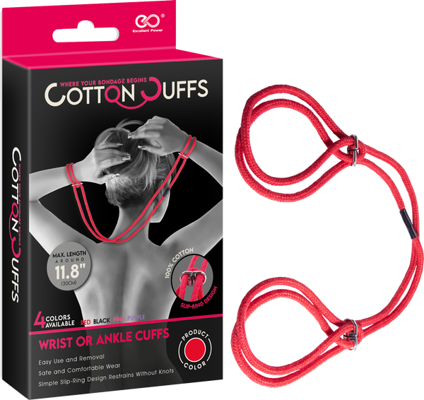 Cotton On Cuffs (Red)