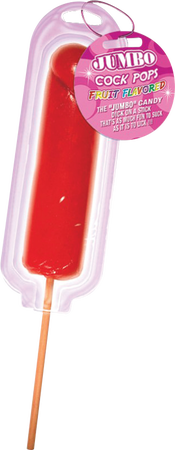 Jumbo Candy Cock Pop (Strawberry)