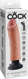 8" Vibrating Cock (Flesh)