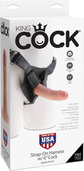Strap-On Harness W/ 6" Cock (Flesh)