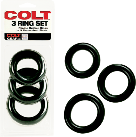 3 Ring Set (Black)