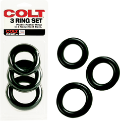 3 Ring Set (Black)